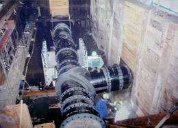 室蘭地区工業用水道改築事業配水管接合工事